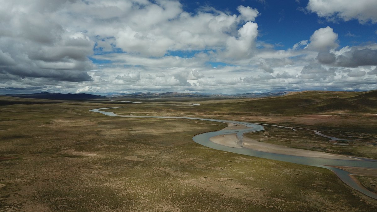 Yangtze carving through the Tibetan Plateau
