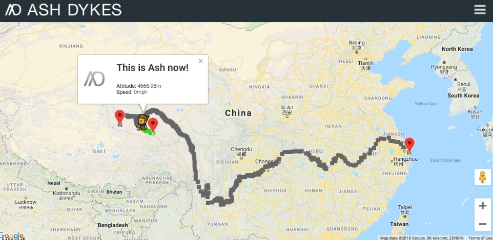 Live Tracker Zoomed Out